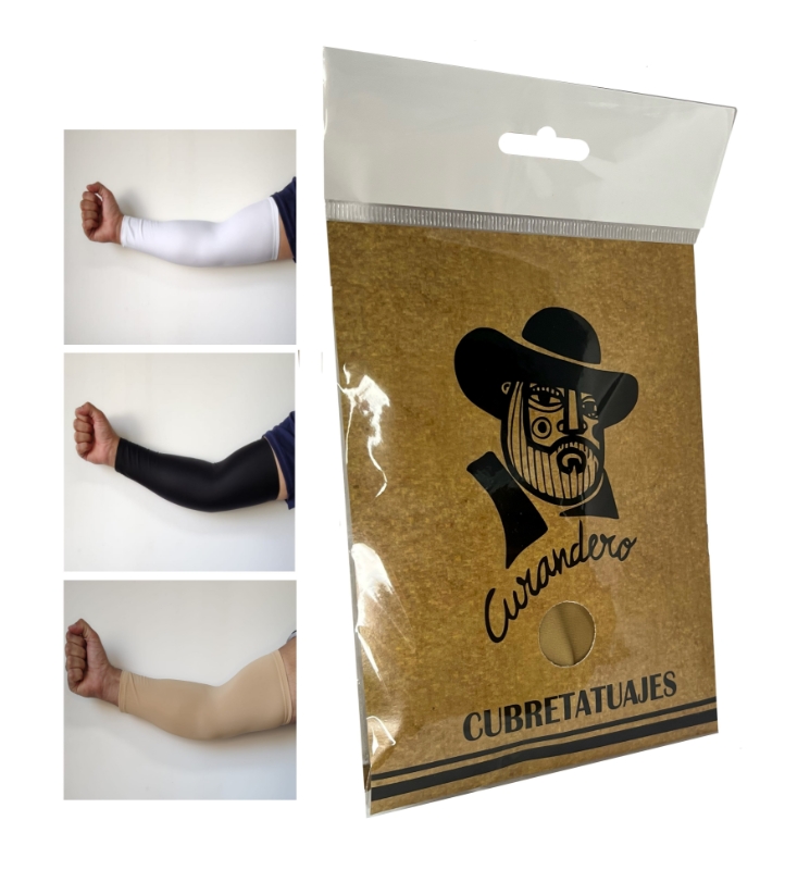 CURANDERO CUBRETATUAJES BRAZO BEIGE TU